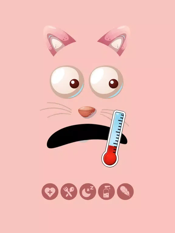 Capturas de tela do My Pet Cat - Care Kitty Baby iPad 