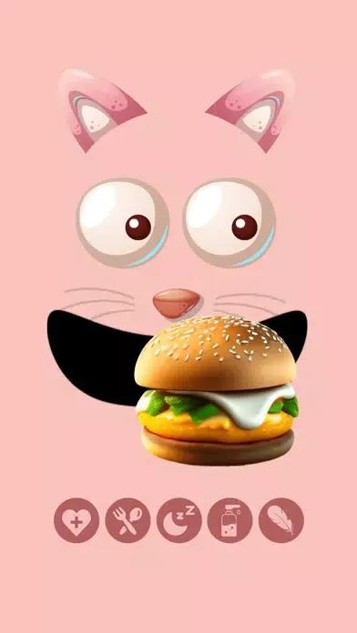 Capturas de tela do My Pet Cat - Care Kitty Baby