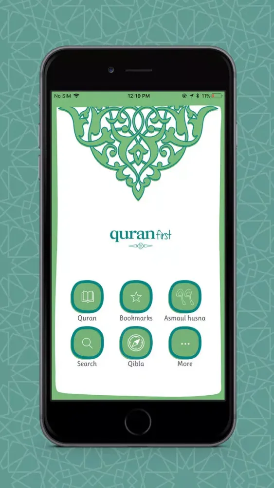 Ảnh chụp màn hình của Quran First
