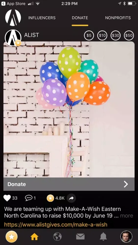ALIST - Give To Charity應用截圖