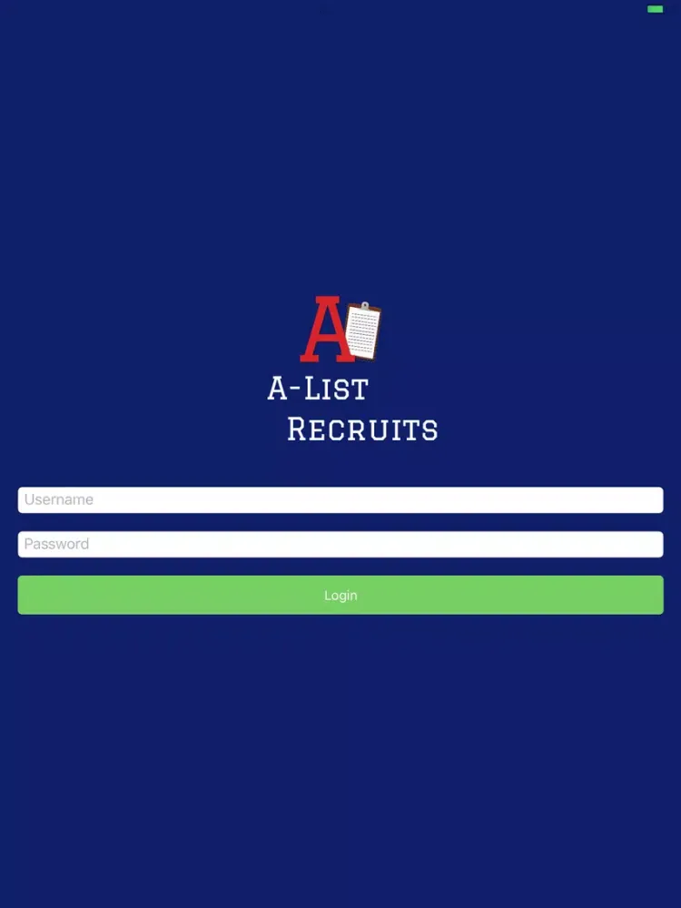 A-List Recruits iPad  Ekran Görüntüleri