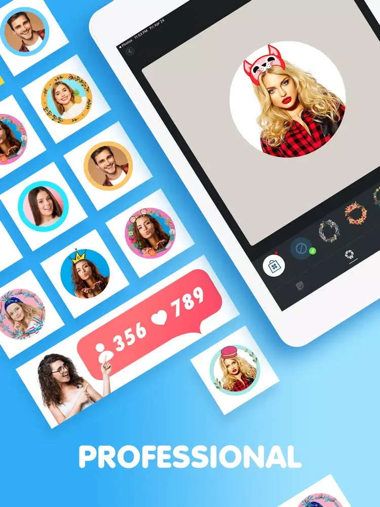 Cute Followers' Profile Pics iPad  স্ক্রিনশট