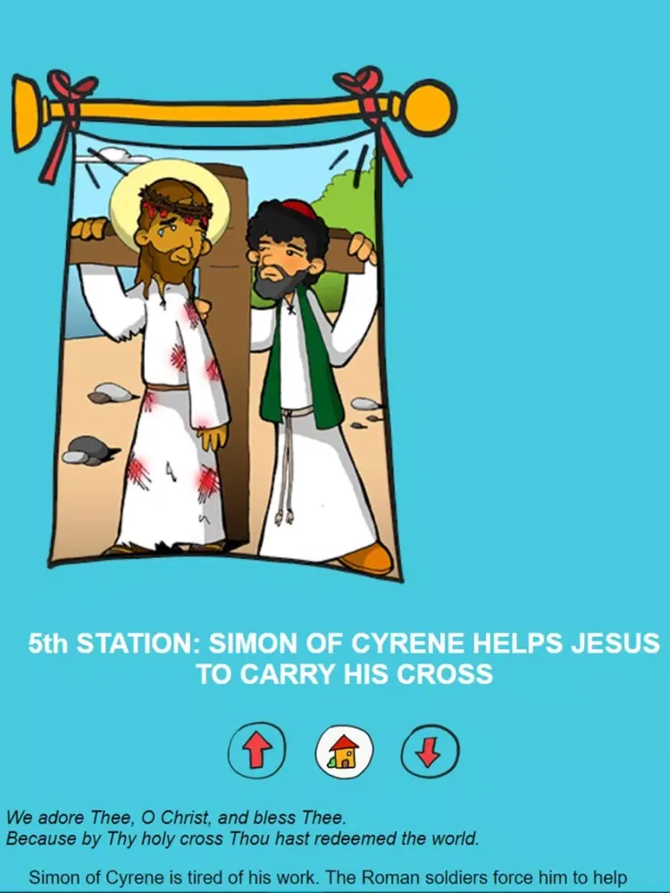 Viacrucis for teenagers iPad 應用截圖