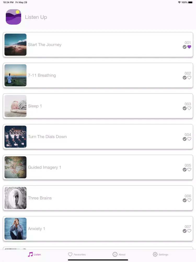 Tangkapan layar Purple Trifle iPad 