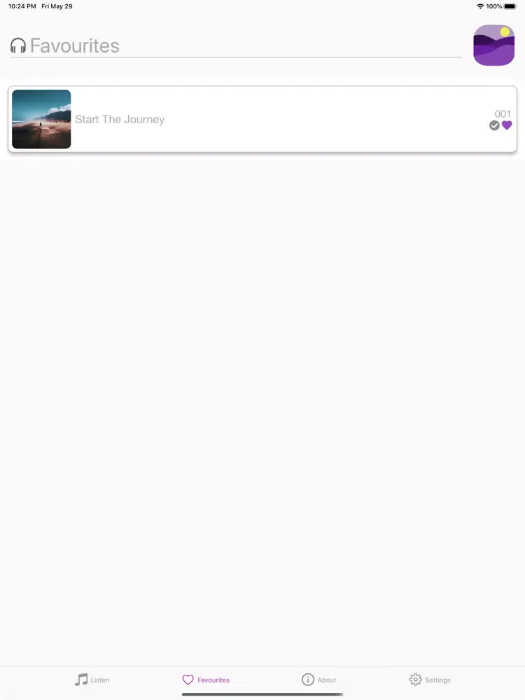 Tangkapan layar Purple Trifle iPad 