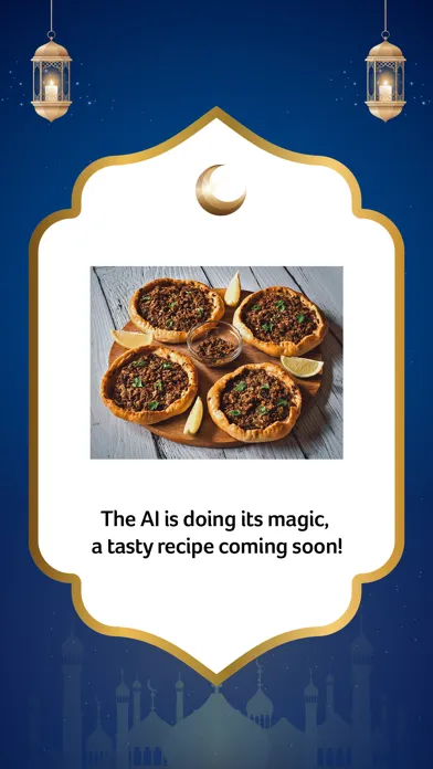 Ảnh chụp màn hình của Ramadan AI Recipe Generator