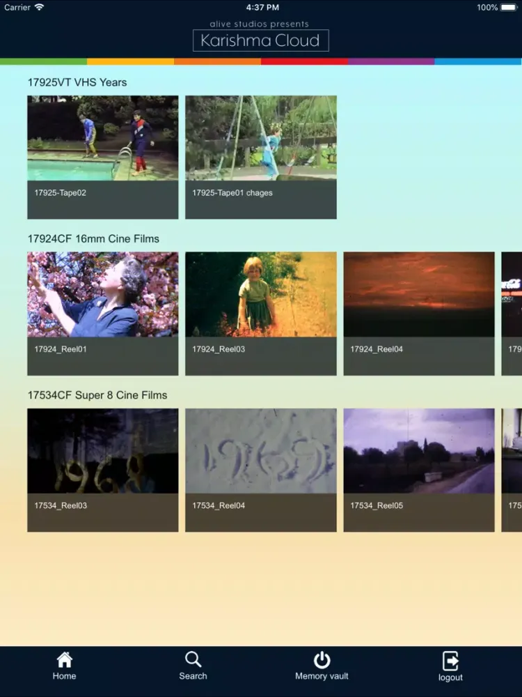 Captures d'écran de Karishma: Home Movie Cloud iPad 
