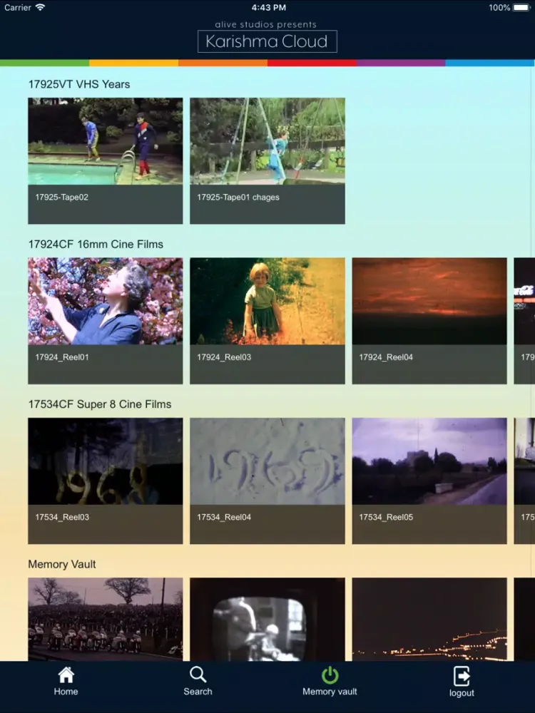 Captures d'écran de Karishma: Home Movie Cloud iPad 