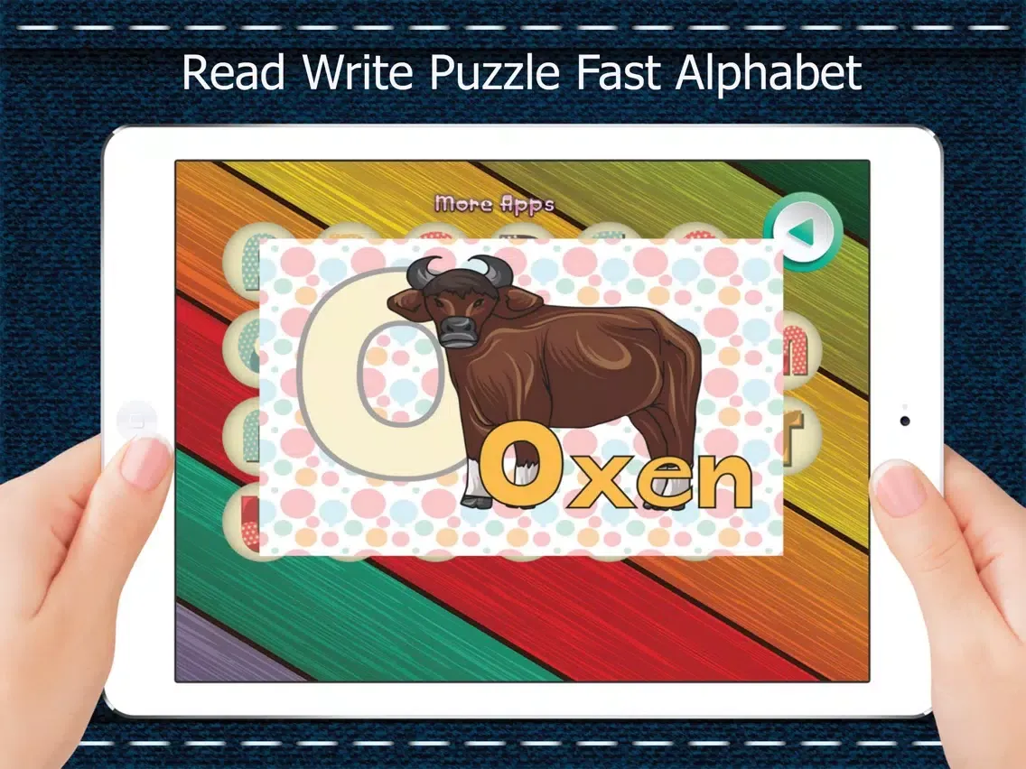 alphabet flash cards for toddlers and baby : games iPad  Screenshots