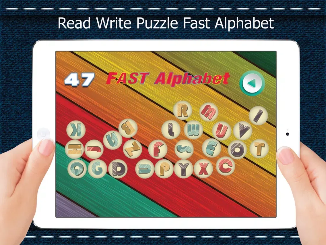 alphabet flash cards for toddlers and baby : games iPad  Screenshots