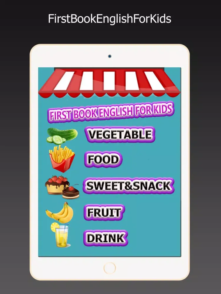 Capturas de tela do firstbookenglishforkids iPad 