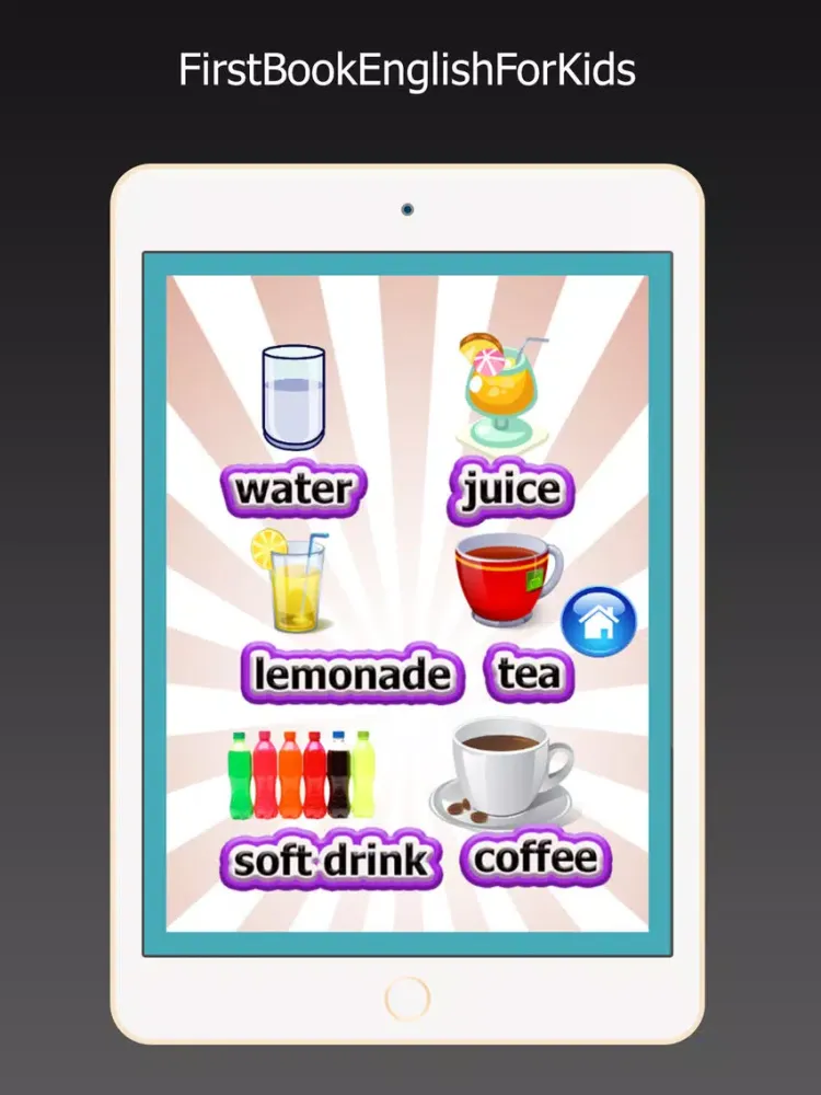 Capturas de tela do firstbookenglishforkids iPad 