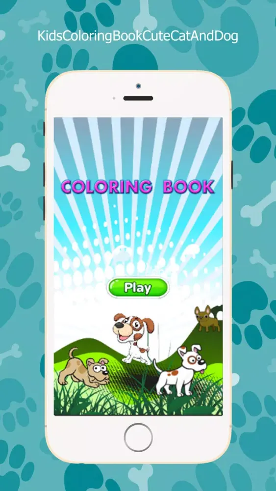 Capturas de tela do Kids Coloring Book Cute Cat And Dog