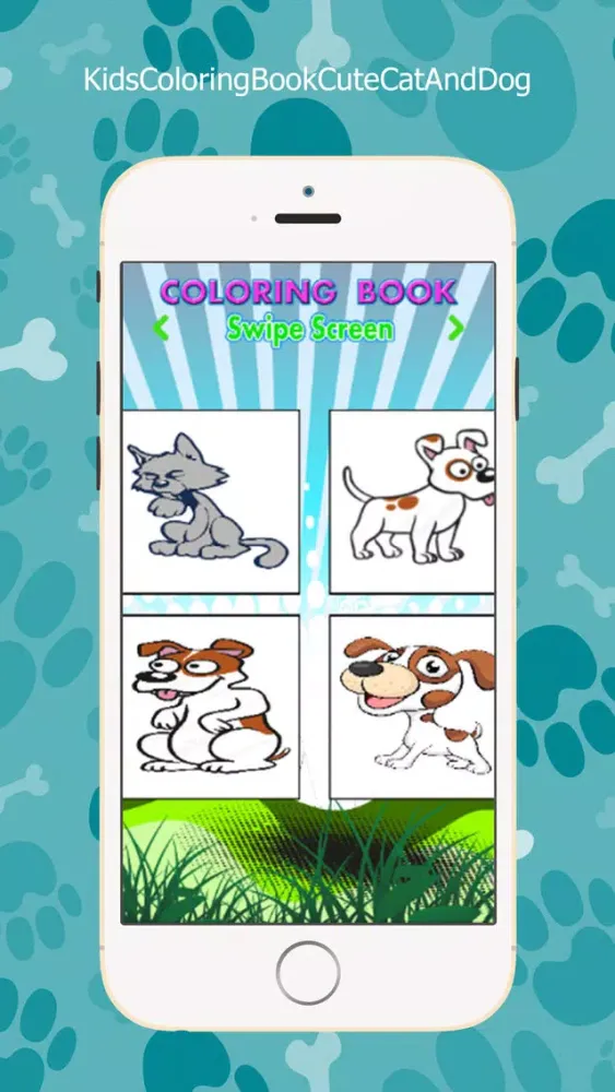 Capturas de tela do Kids Coloring Book Cute Cat And Dog
