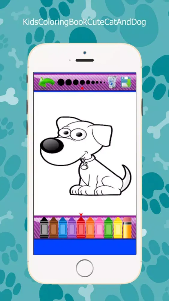 Capturas de tela do Kids Coloring Book Cute Cat And Dog