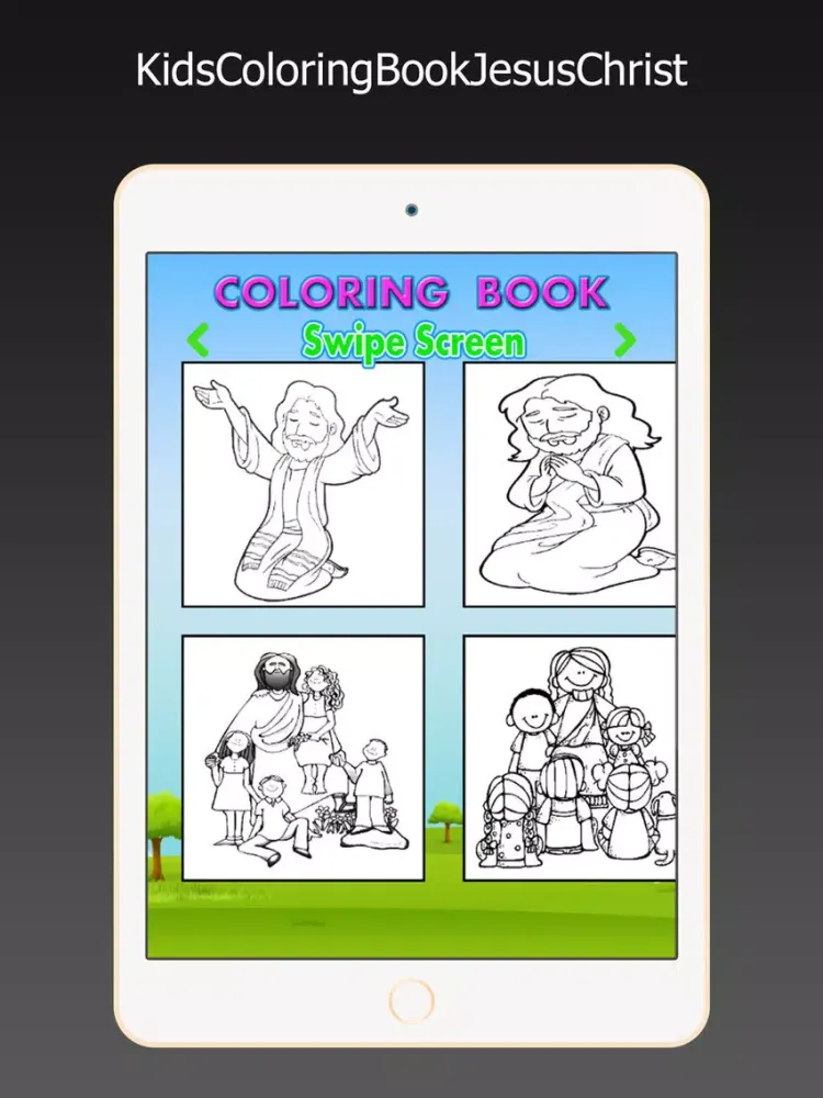 Capturas de pantalla de pixart apple pencil adult coloring jesus Christ iPad 