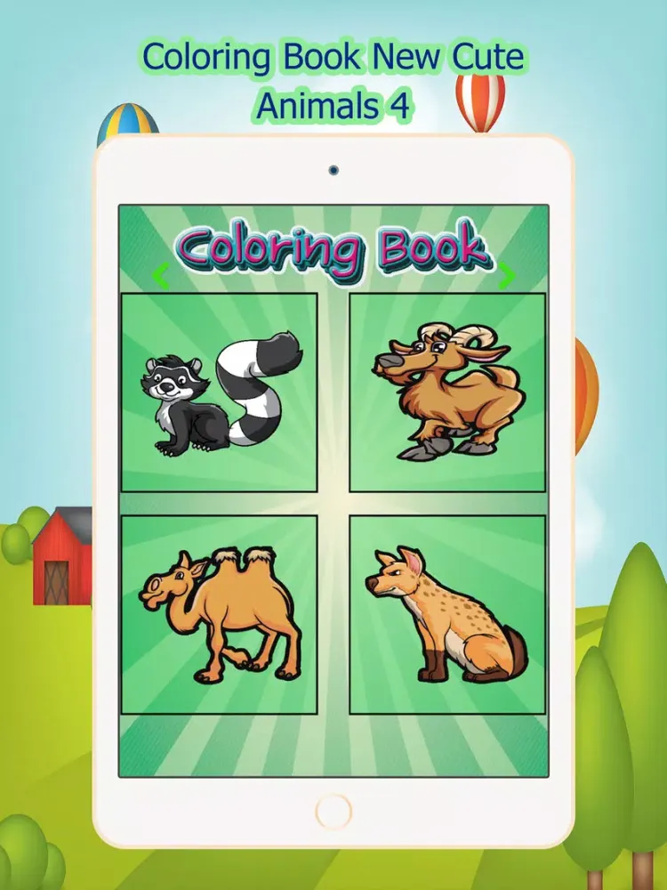 Скриншоты KidsColoringBook-NewAllAndCuteAnimals iPad 