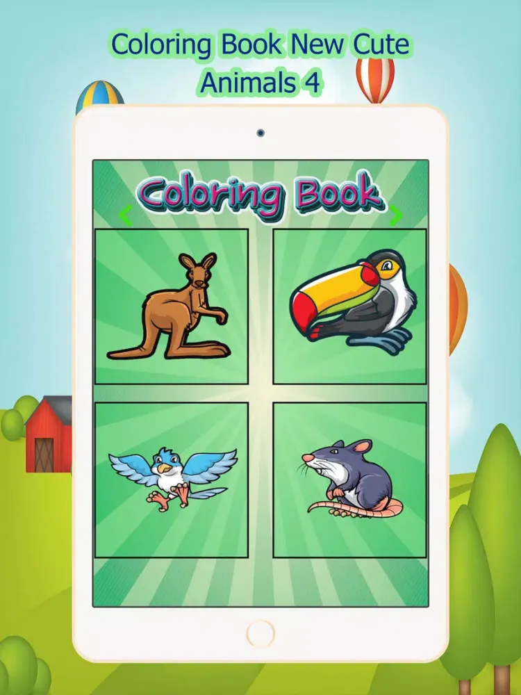 Скриншоты KidsColoringBook-NewAllAndCuteAnimals iPad 