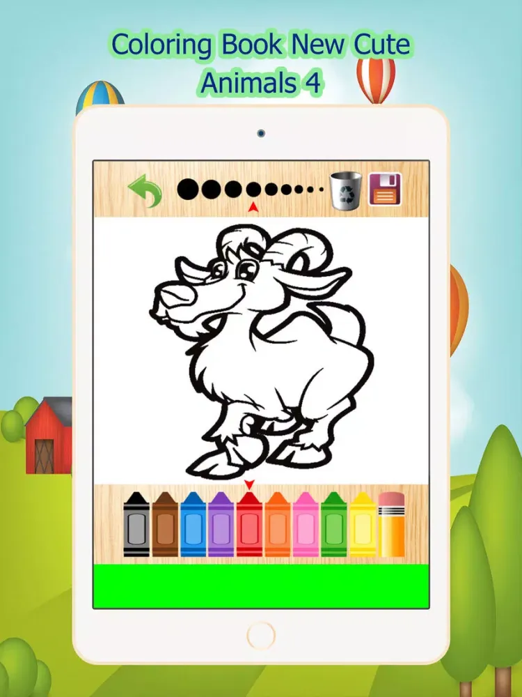 Скриншоты KidsColoringBook-NewAllAndCuteAnimals iPad 