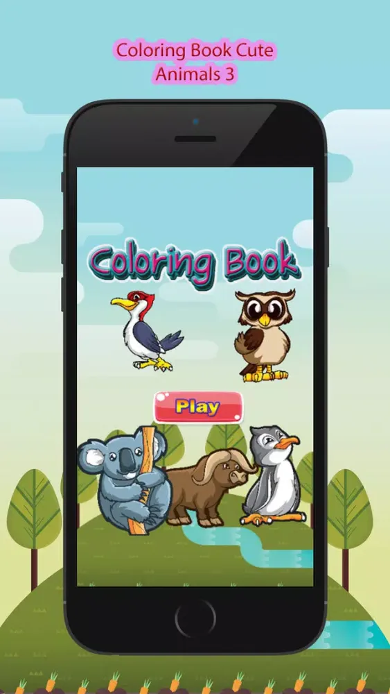 صور New Kids Coloring Book Funny Cute Animals Paint