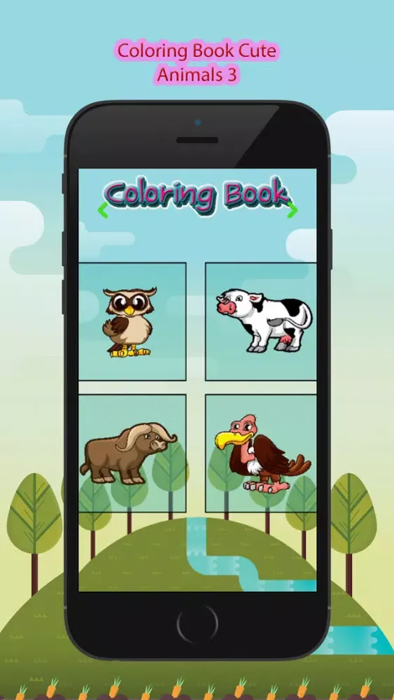 صور New Kids Coloring Book Funny Cute Animals Paint