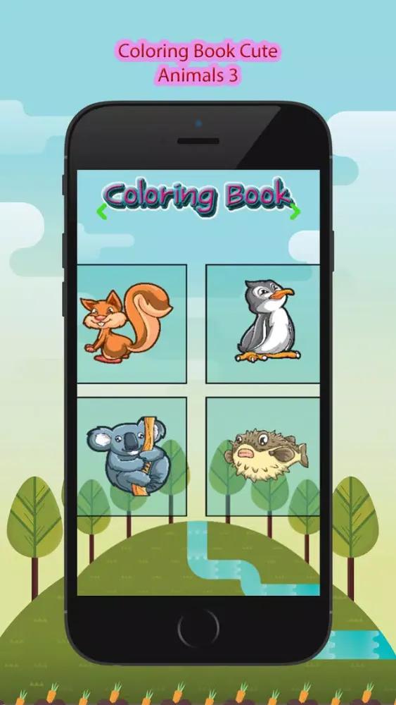 صور New Kids Coloring Book Funny Cute Animals Paint