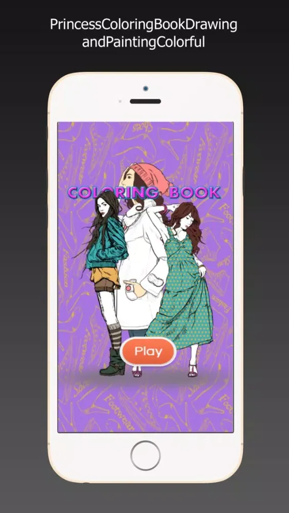 Capturas de pantalla de Princess Coloring Book Drawing Painting Colorful