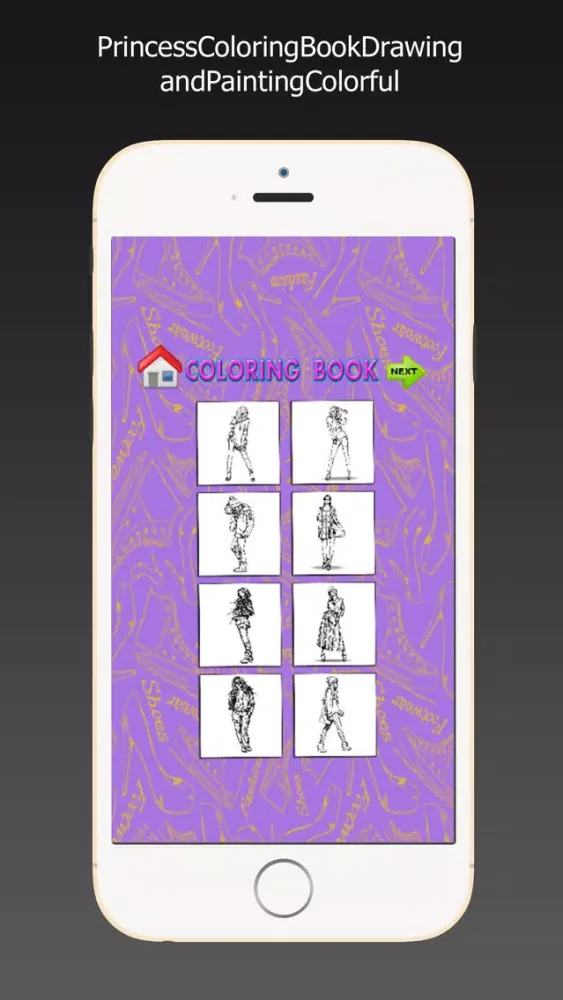 Capturas de pantalla de Princess Coloring Book Drawing Painting Colorful