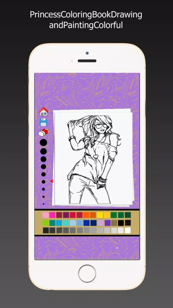 Capturas de pantalla de Princess Coloring Book Drawing Painting Colorful