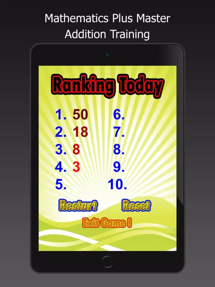 MathematicsPlusMasterAdditionTraining iPad  स्क्रीनशॉट