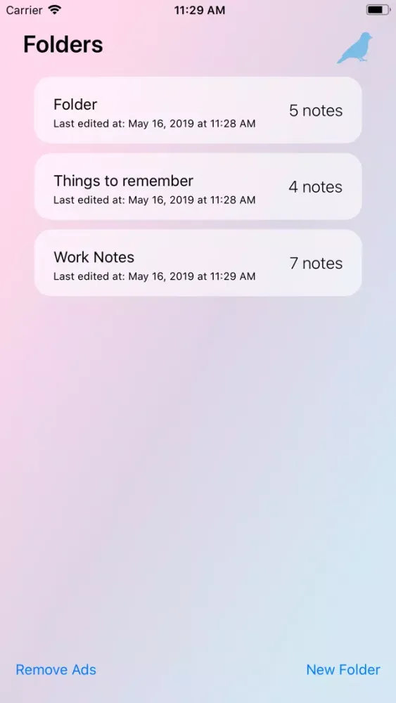 Pigeon Note Screenshots