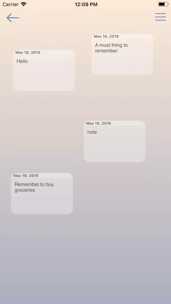 Pigeon Note Screenshots