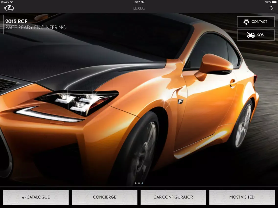 Скриншоты Lexus KSA iPad 