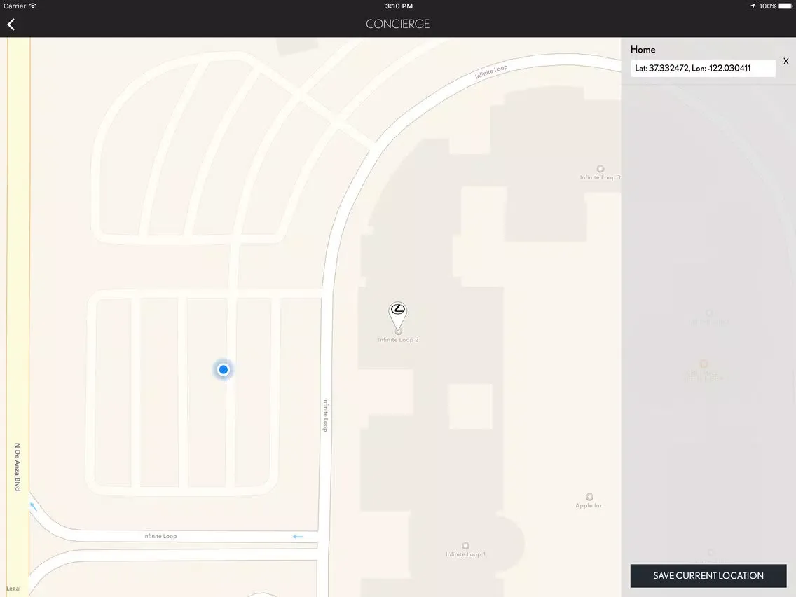Скриншоты Lexus KSA iPad 