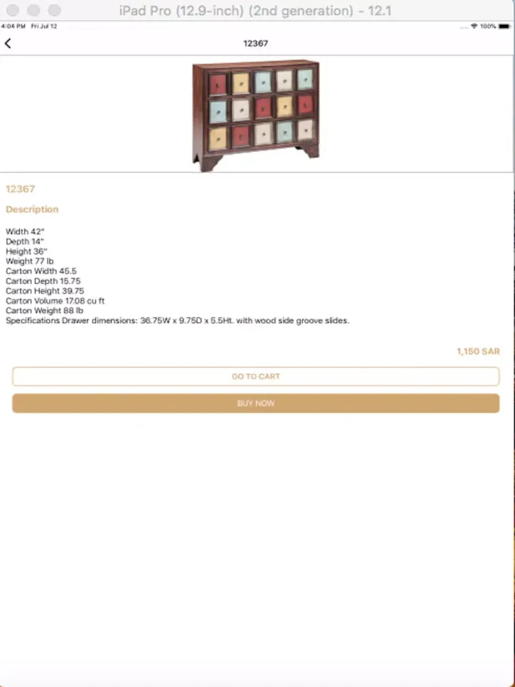 Скриншоты Al Rugaib Furniture - مفروشات iPad 