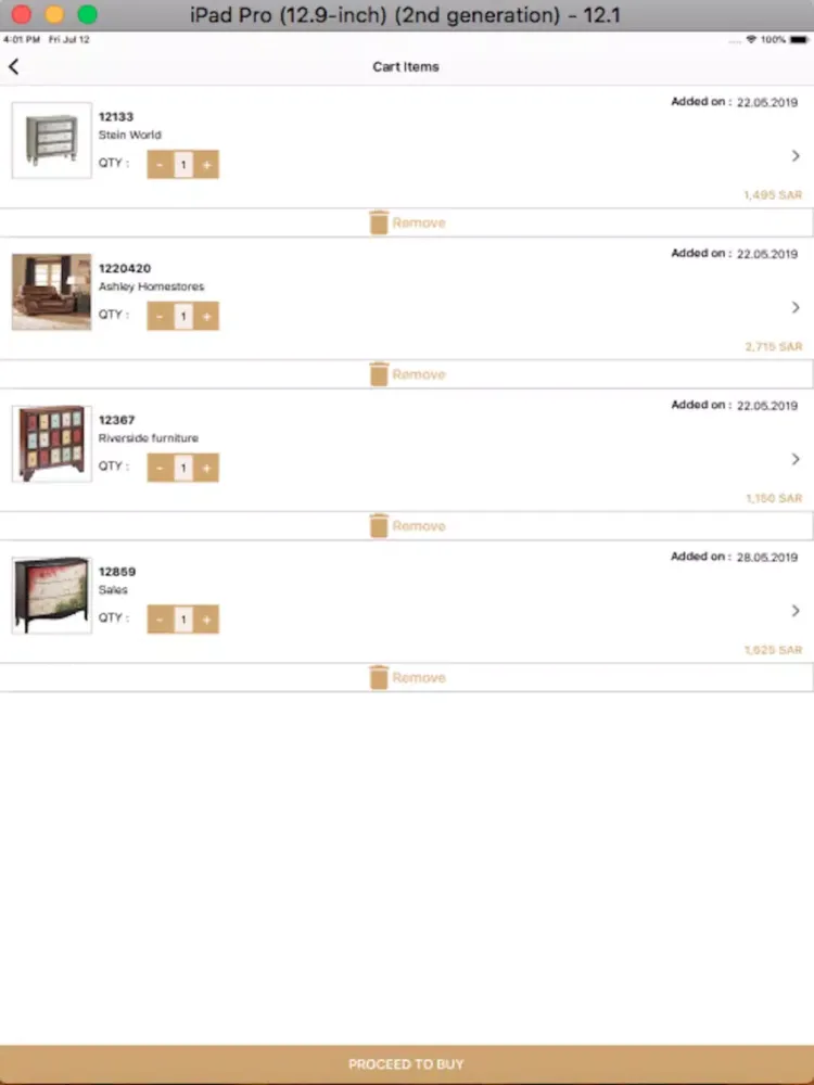 Скриншоты Al Rugaib Furniture - مفروشات iPad 