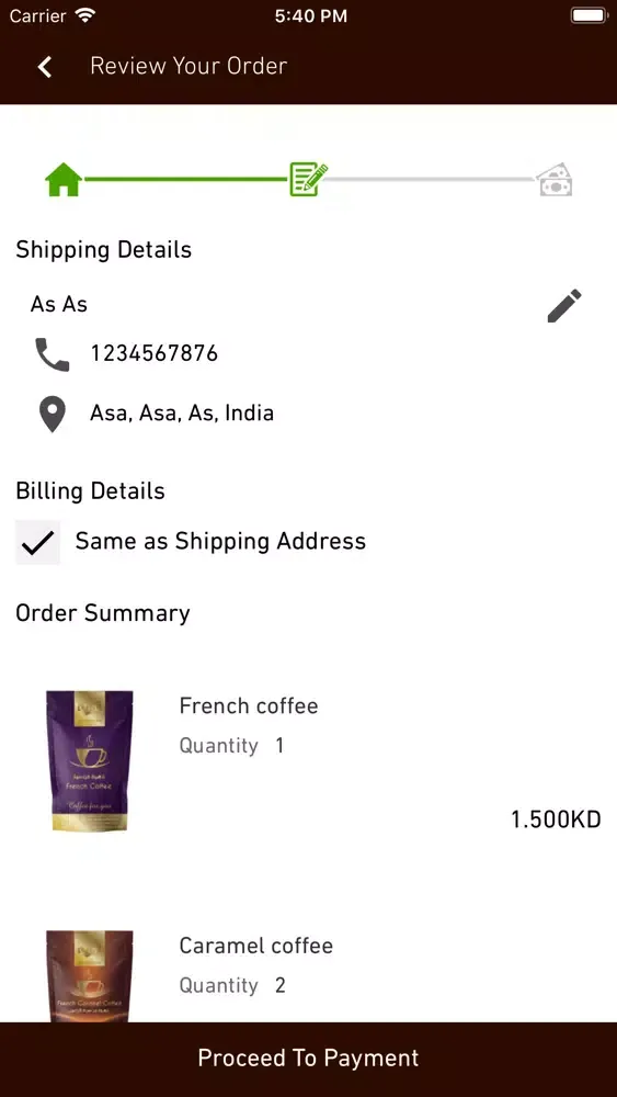 Ảnh chụp màn hình của Aljazeera Coffee