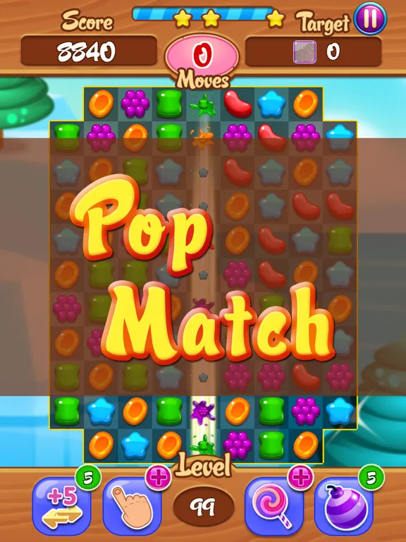 Captures d'écran de Pop Match - Crush 3 Ice Cubes iPad 