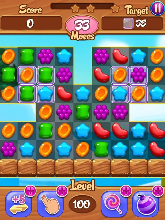 Captures d'écran de Pop Match - Crush 3 Ice Cubes iPad 