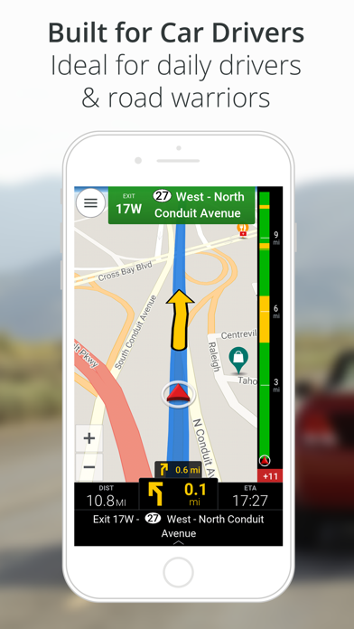 Captures d'écran de CoPilot GPS Navigation