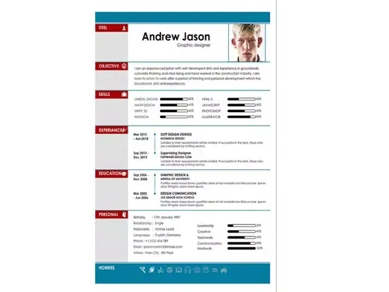 CV Maker Pro iPad  Screenshots