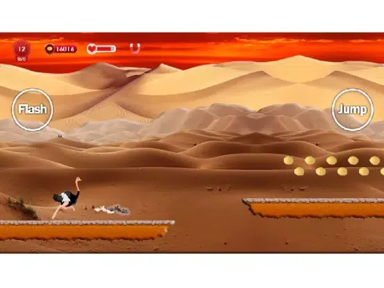 Capturas de tela do Ostrich Yara iPad 