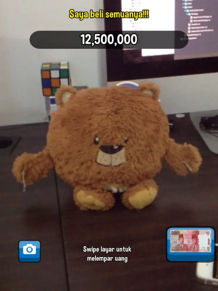 Tangkapan skrin Hujan Duit iPad 