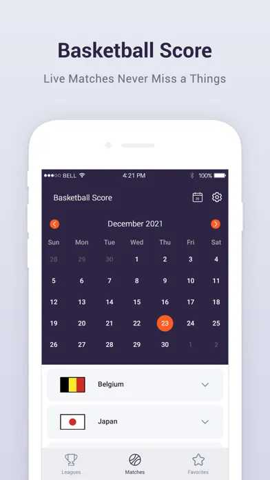 Ảnh chụp màn hình của Live Basketball Score