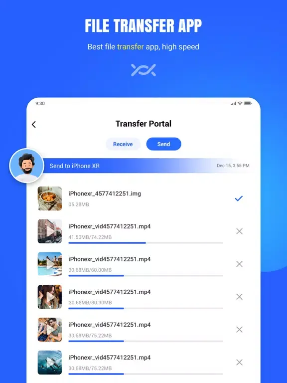 Скриншоты Share App - All File Transfer iPad 