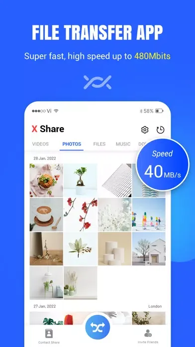 Скриншоты Share App - All File Transfer