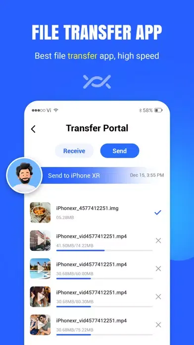 Скриншоты Share App - All File Transfer