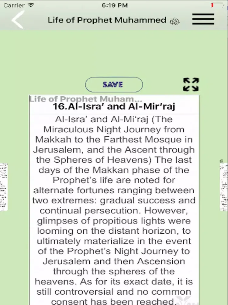 Captures d'écran de The Life Of Prophet Mohammed(PBUH) Ramadan Special iPad 