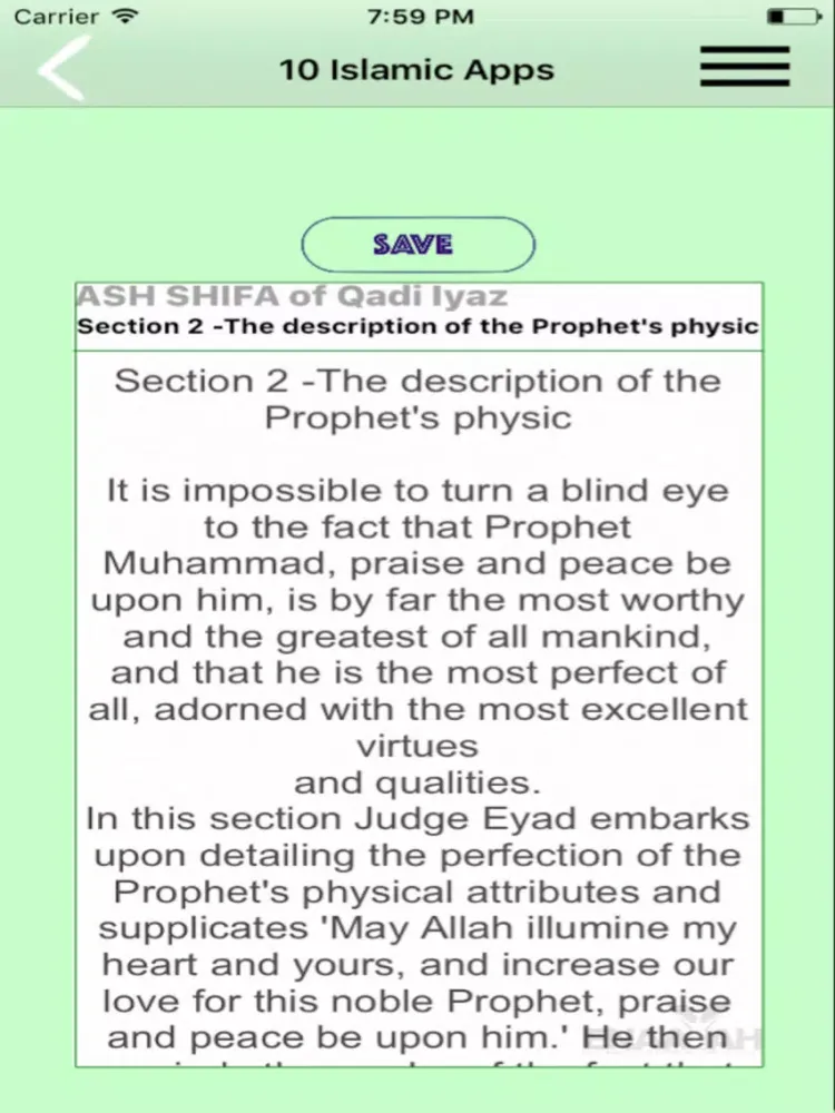 ภาพหน้าจอของ 10 Islamic Apps ( Library of Islam ) iPad 
