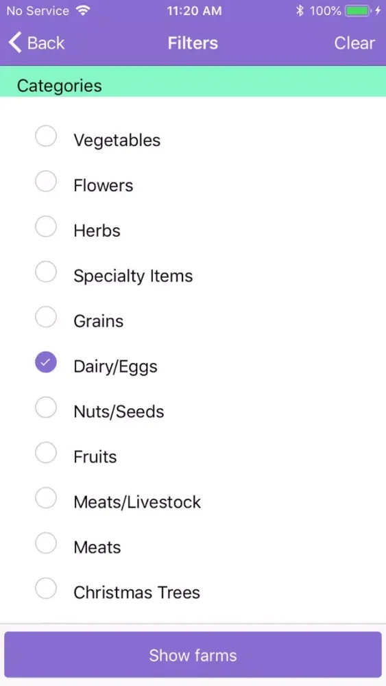 Tangkapan skrin FarmGalaxy - local farms guide